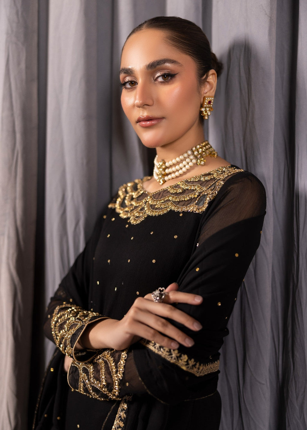 Alyssa BLACK SUIT ALN01 Women 3pcs