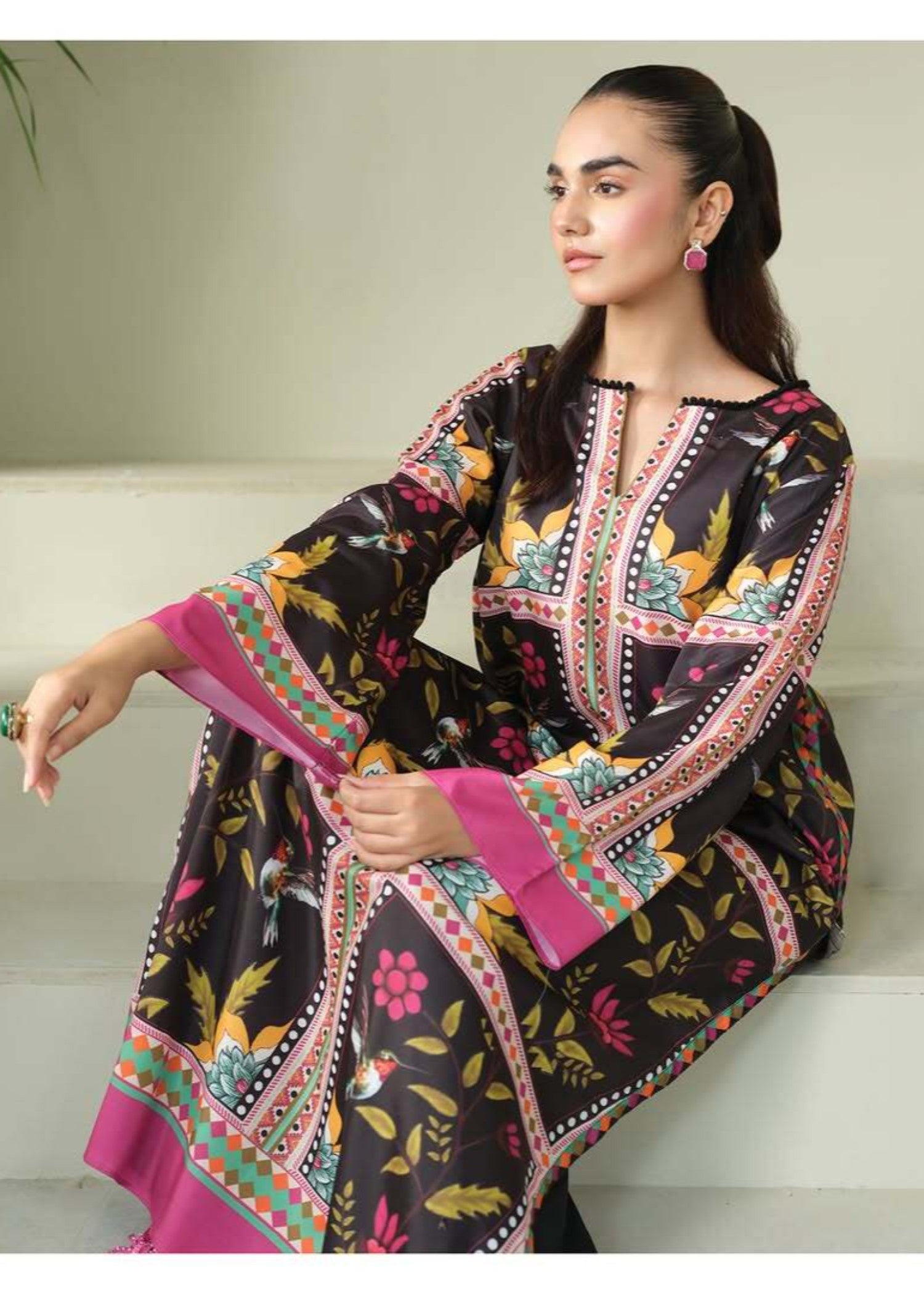 Tehzeeb Libas TABIR LONG CORD SET Women 2pcs