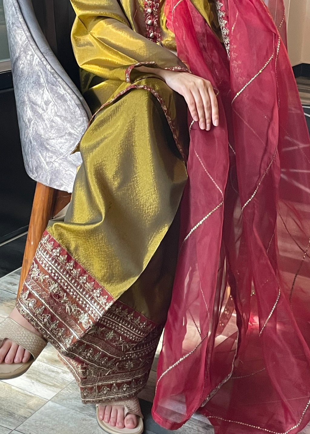 Shehroz Fashion Royal Rouge Women 3pcs