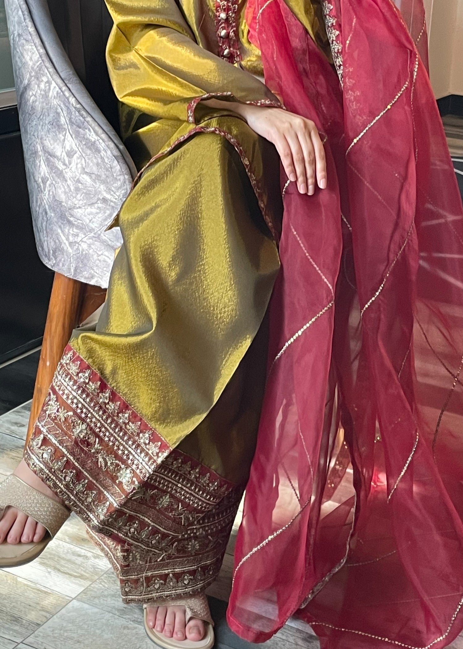 Shehroz Fashion Royal Rouge Women 3pcs