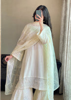 Four Season Boutique AABROOH CREAM WHITE Women 3pcs