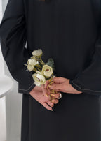 Stylish Collection PLAIN BLACK FARSHI SHALWAR Women 2pcs