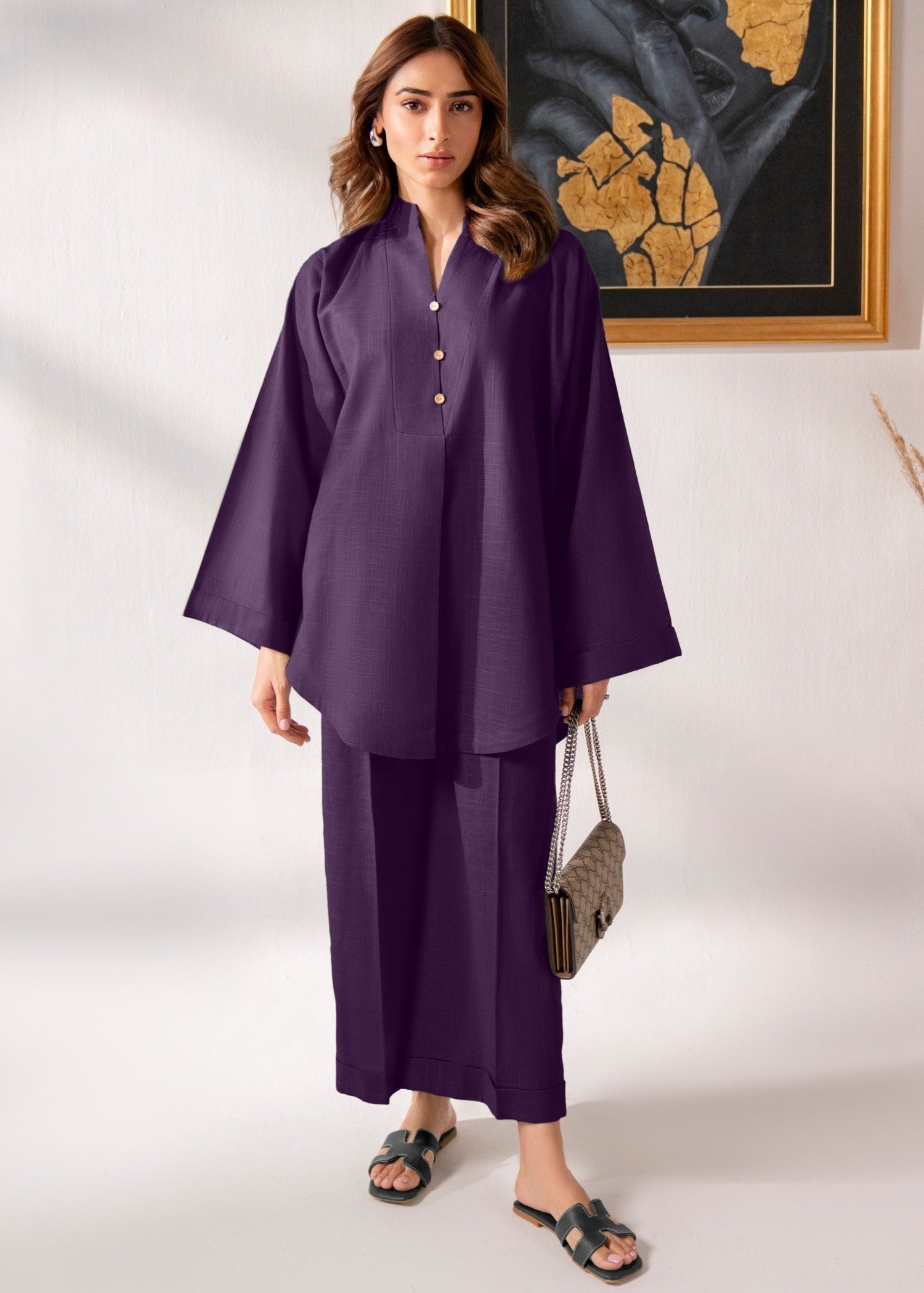 Kiara Canan Deep Purple Women 2pcs