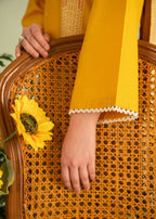 Chaudhary Arts Lime Embroidered Women 3pcs