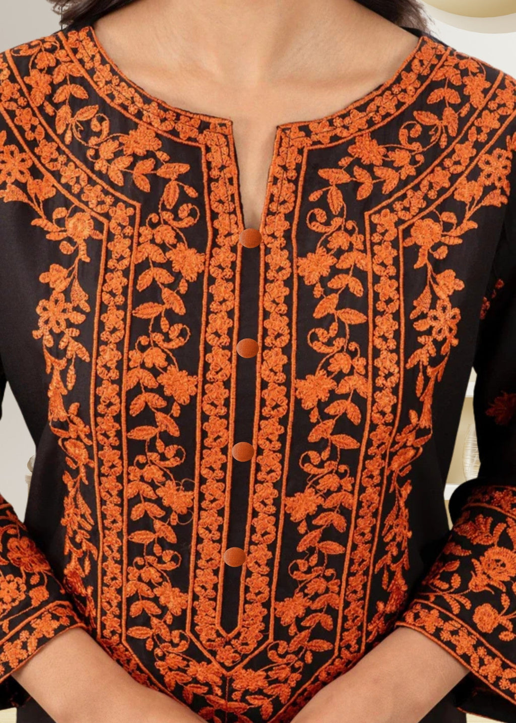 Hamna Kalim SHAISTA ORANGE Women 2pcs