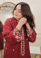 Tehzeeb Libas MULBERRY EMBROIDERED Women 2pcs