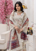 Suits By Sadia Multi floral xpression Women 3pcs