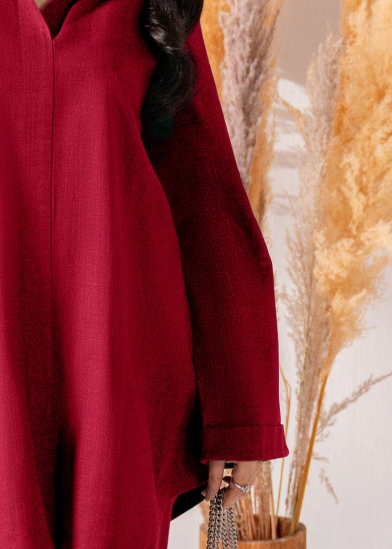 Kiara Alev Cherry Red Women 2pcs