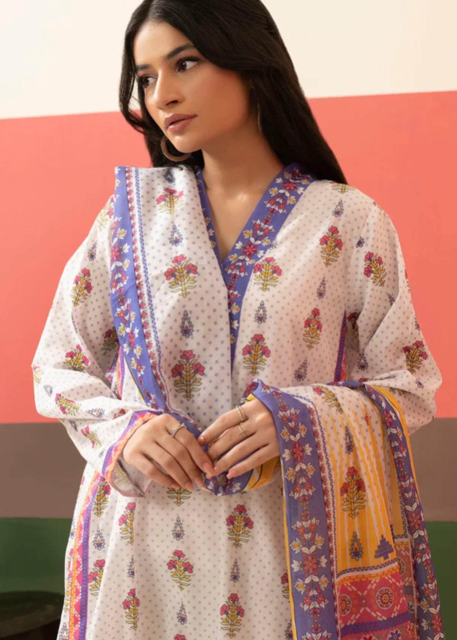 Zellbury Kurta Dupatta 1966 Women 2pcs