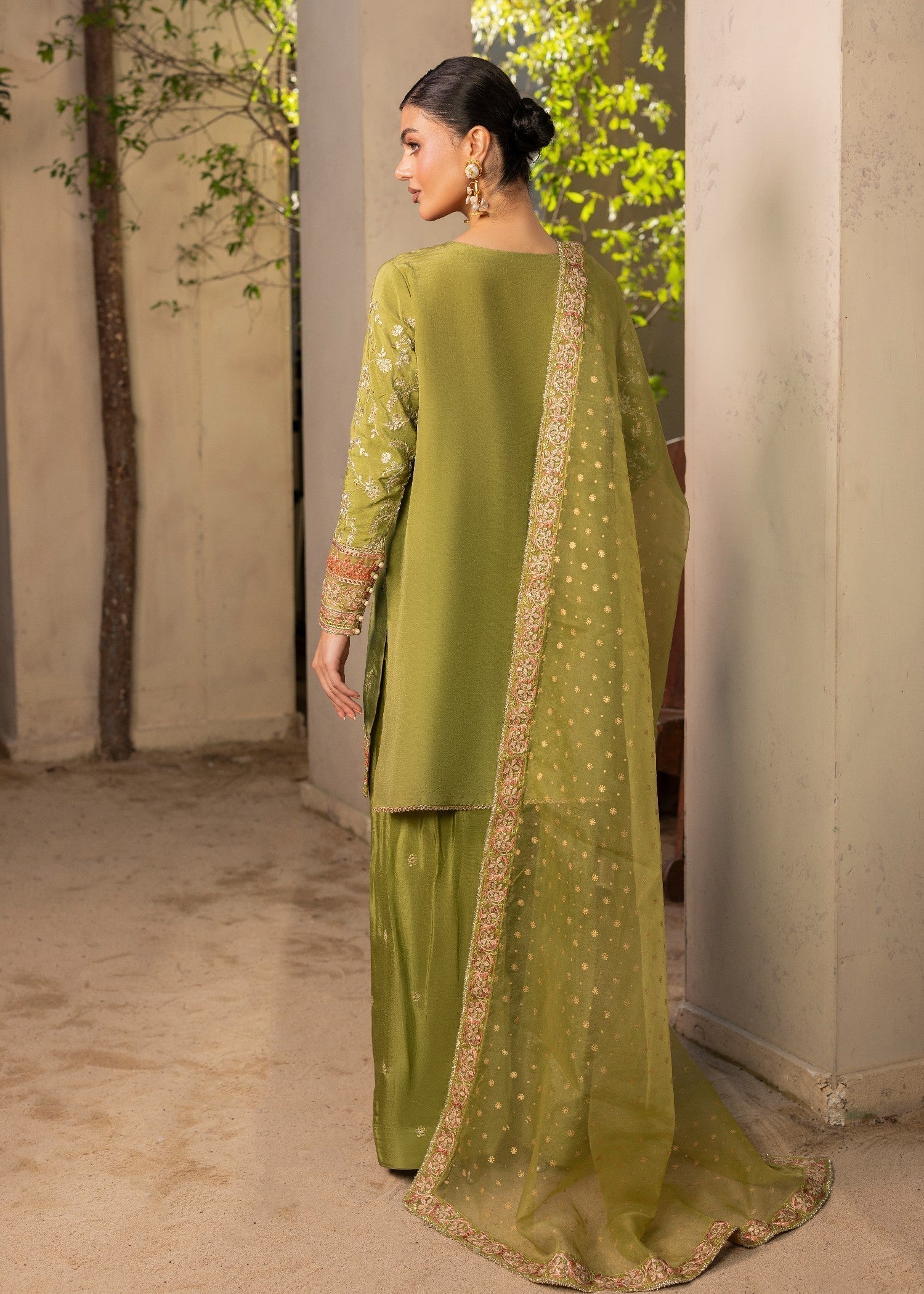 Diara Couture IZZAH DF 49 OLIVE GREEN Women 3pcs