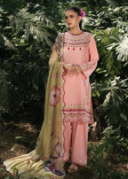 Hemstitch Pinky Peony Women 3pcs