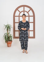 Stylish Collection GULAAB BLACK Women 2pcs