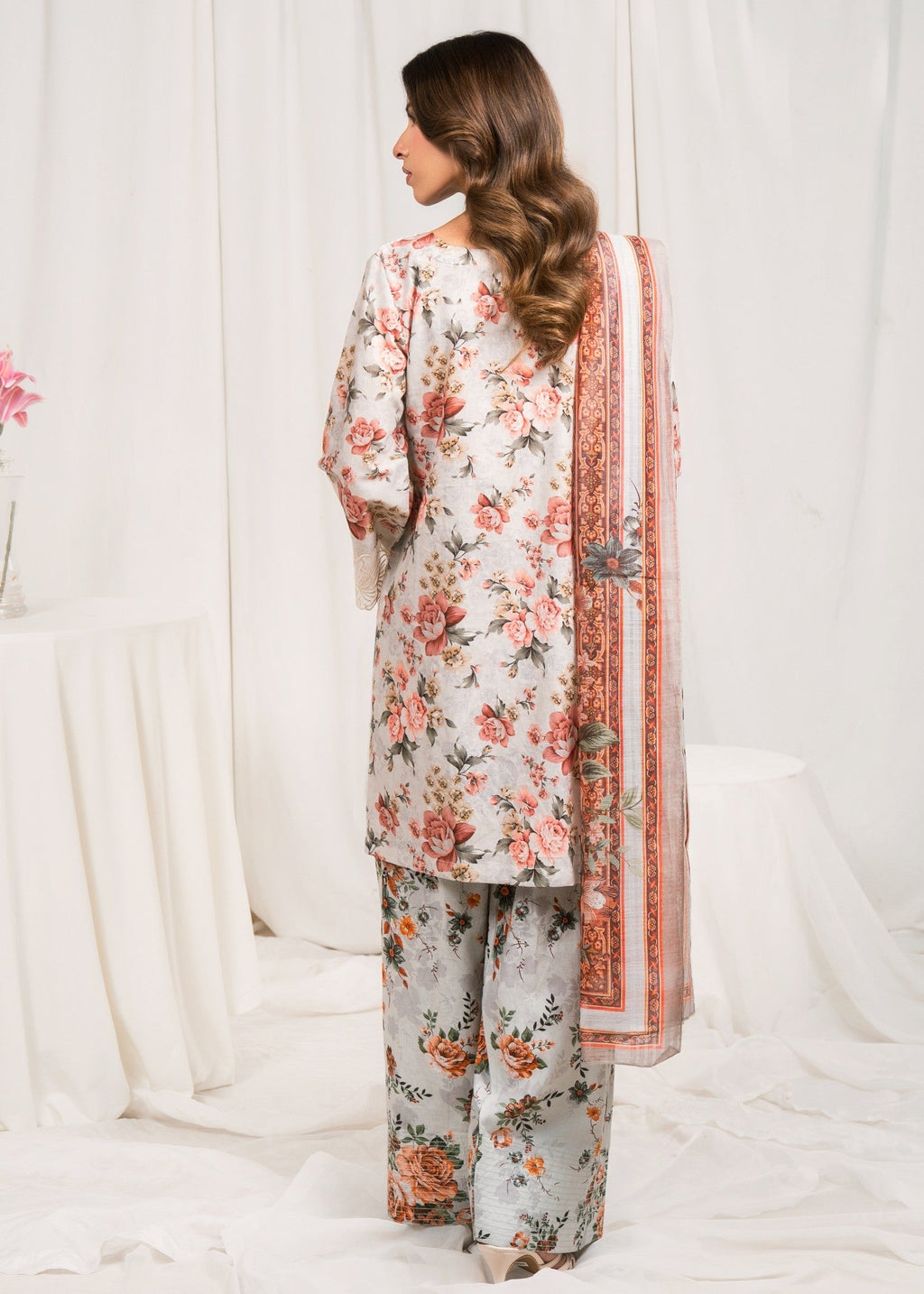 Sahibas By Mirza Zenobia Grey Women 3pcs