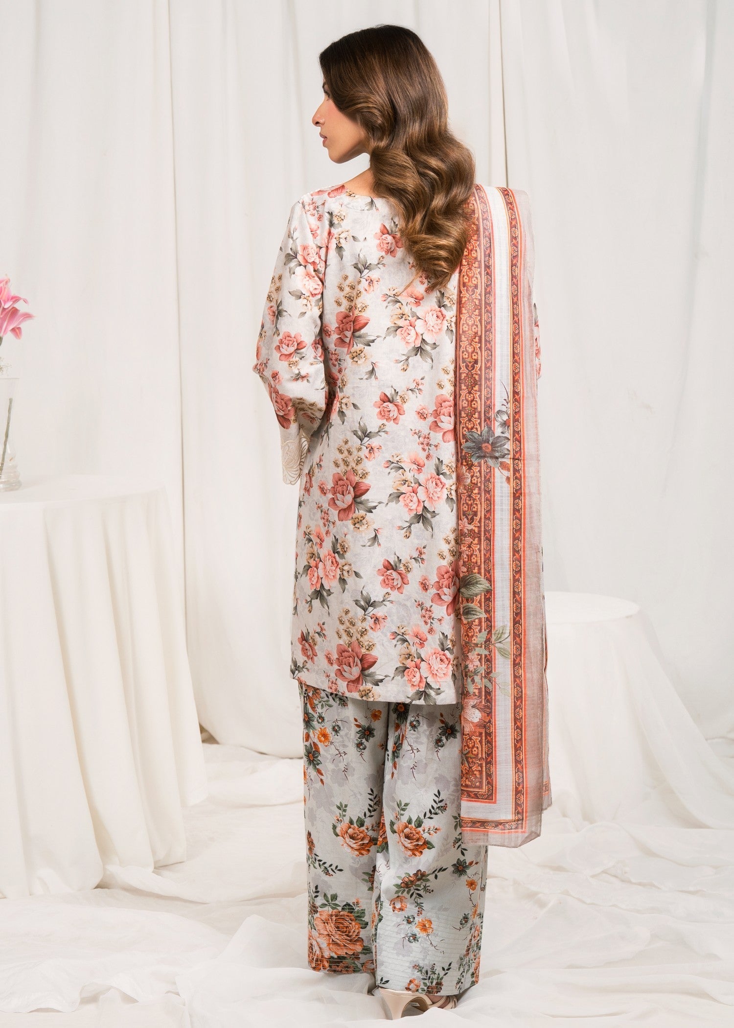 Sahibas By Mirza Zenobia Grey Women 3pcs