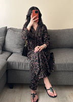 B.K Clothings Midnight gold 2pice Women 2pcs