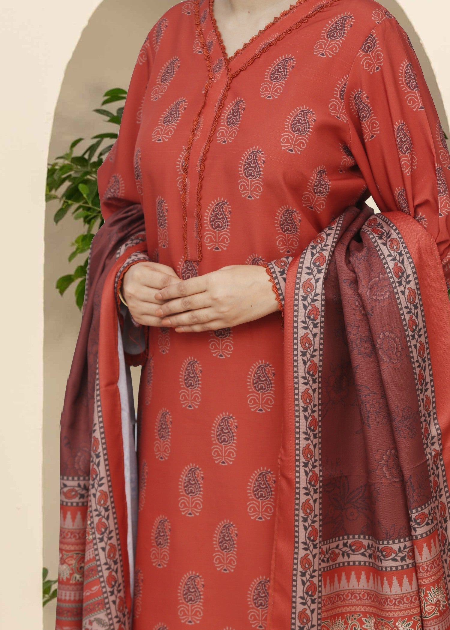 Meherma Ethnic Heritage Winter Suit Women 3pcs