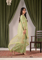 Pehnawa Fashion Silk Plazo Kurta Women 3pcs