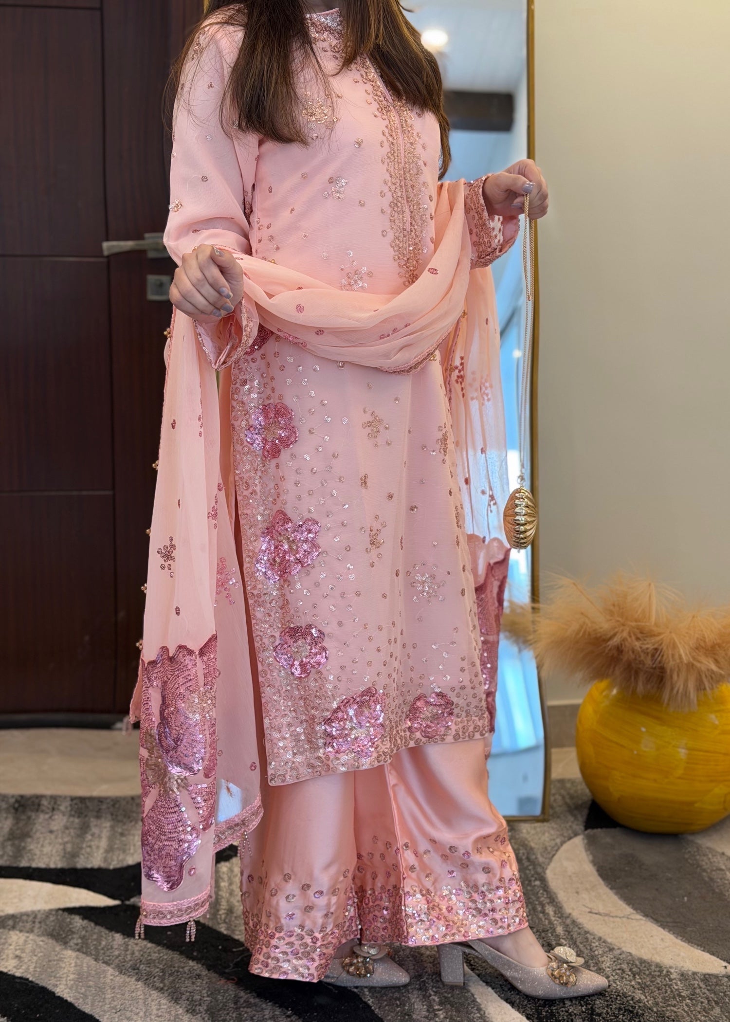 Suits By Sadia Pinky strawberry Women 3pcs