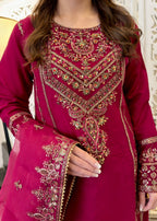 Laal Clothing Raspberry Women 3pcs