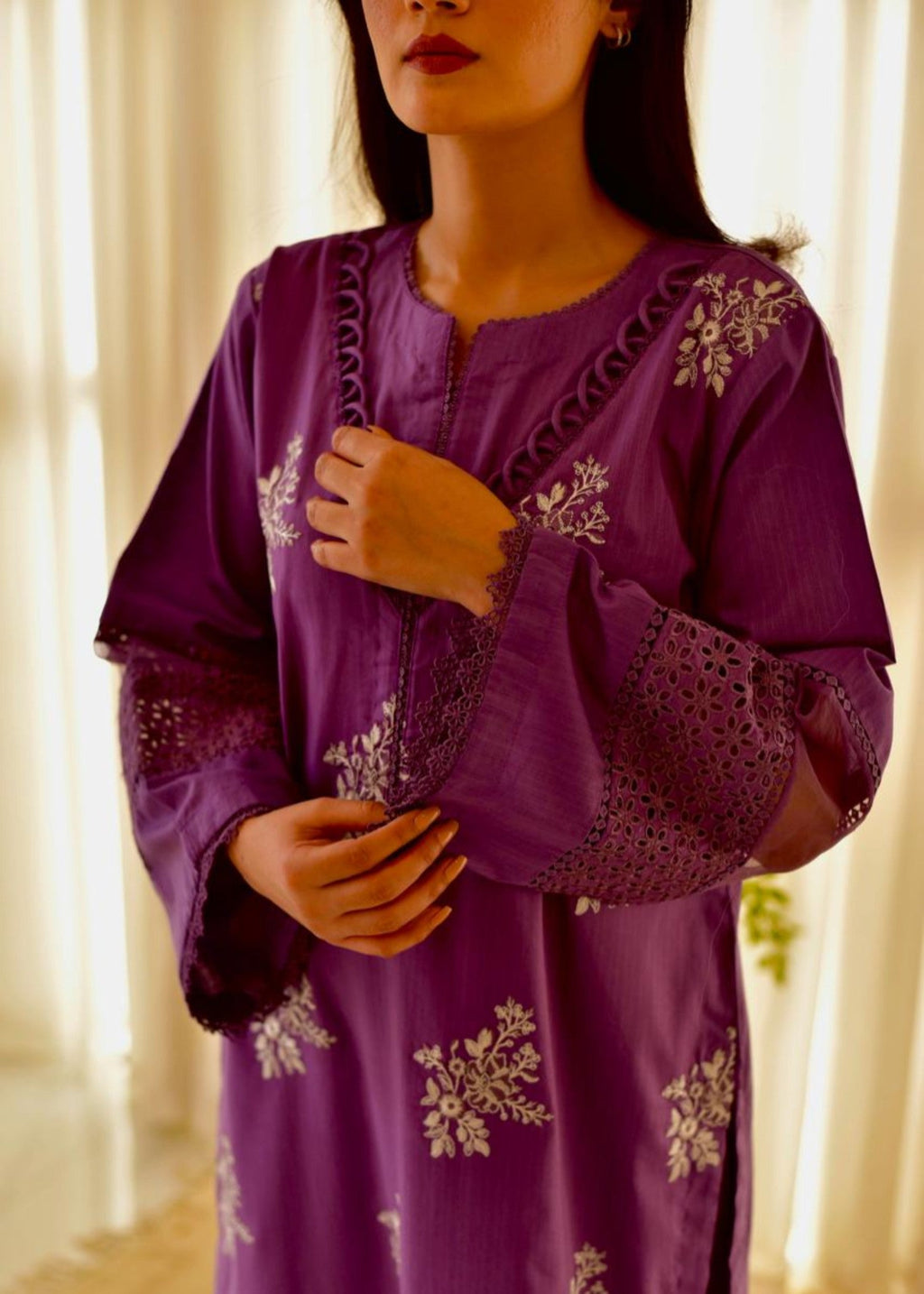 Tawakal Closet Purple Dark Hooria Women 3pcs