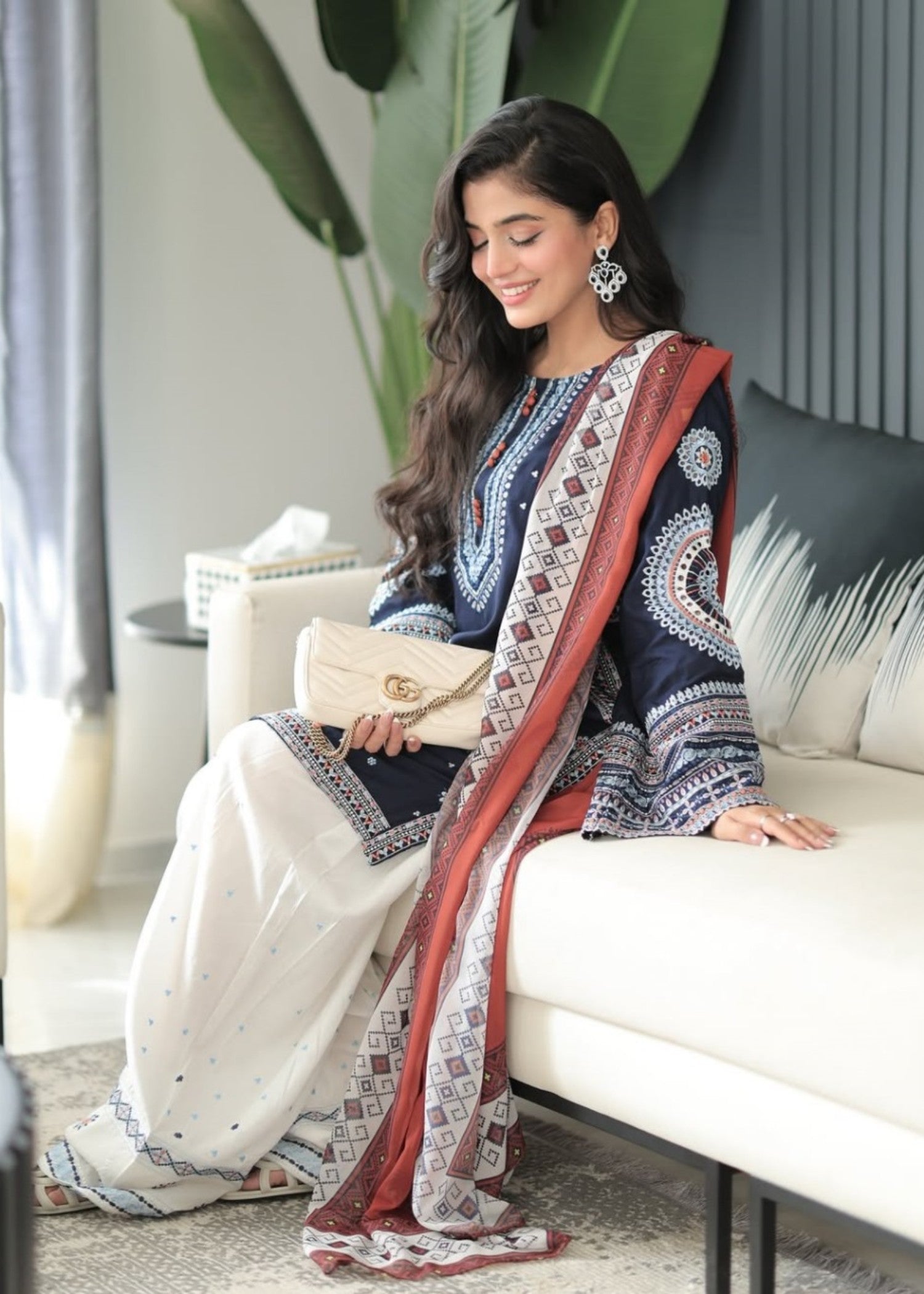 Tehzeeb Libas DASTAAN EMBROIDERY Women 3pcs