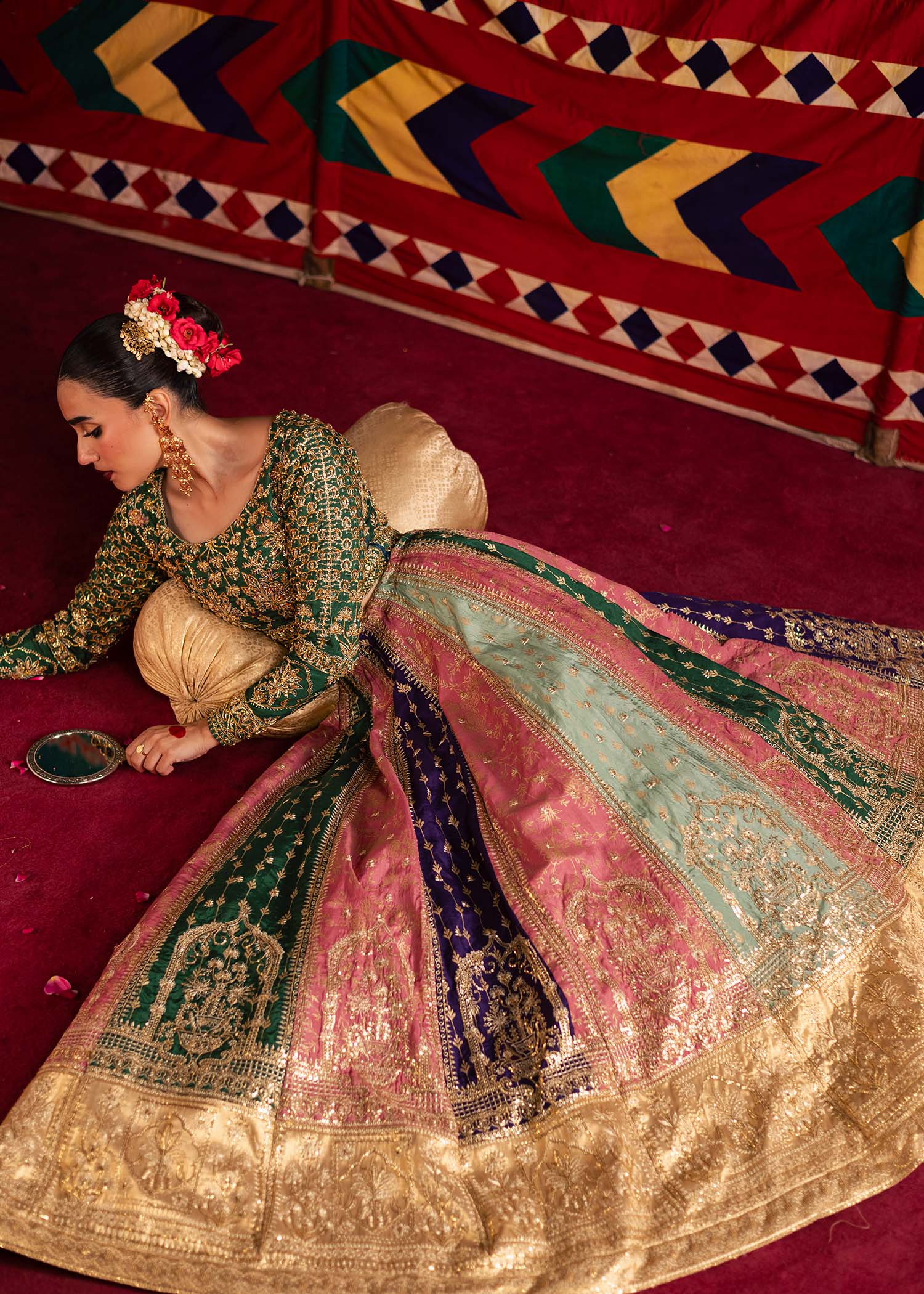 Maria Osama Rangrez Women 3pcs