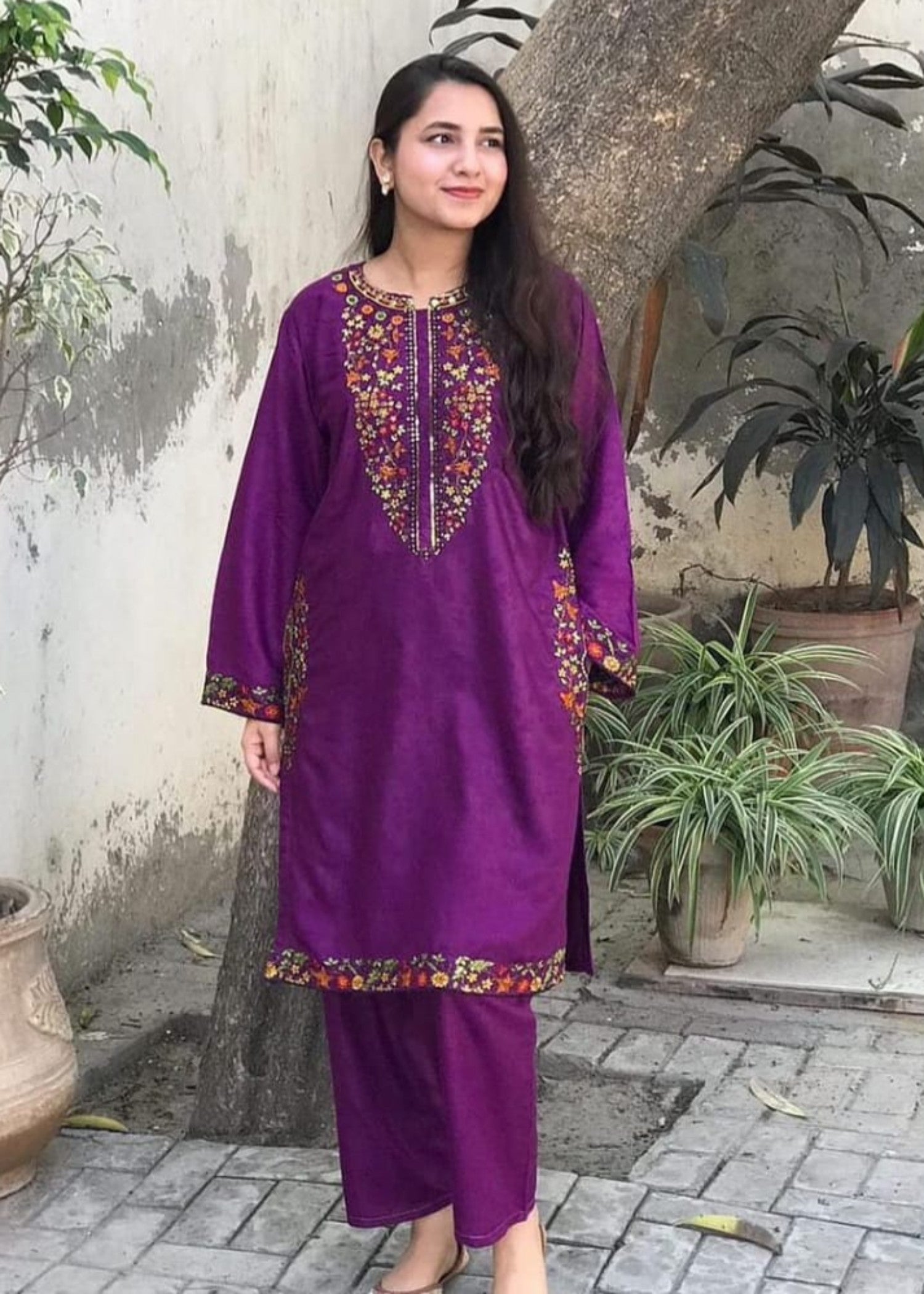 Haraj Collections Royal Purple Women 2pcs