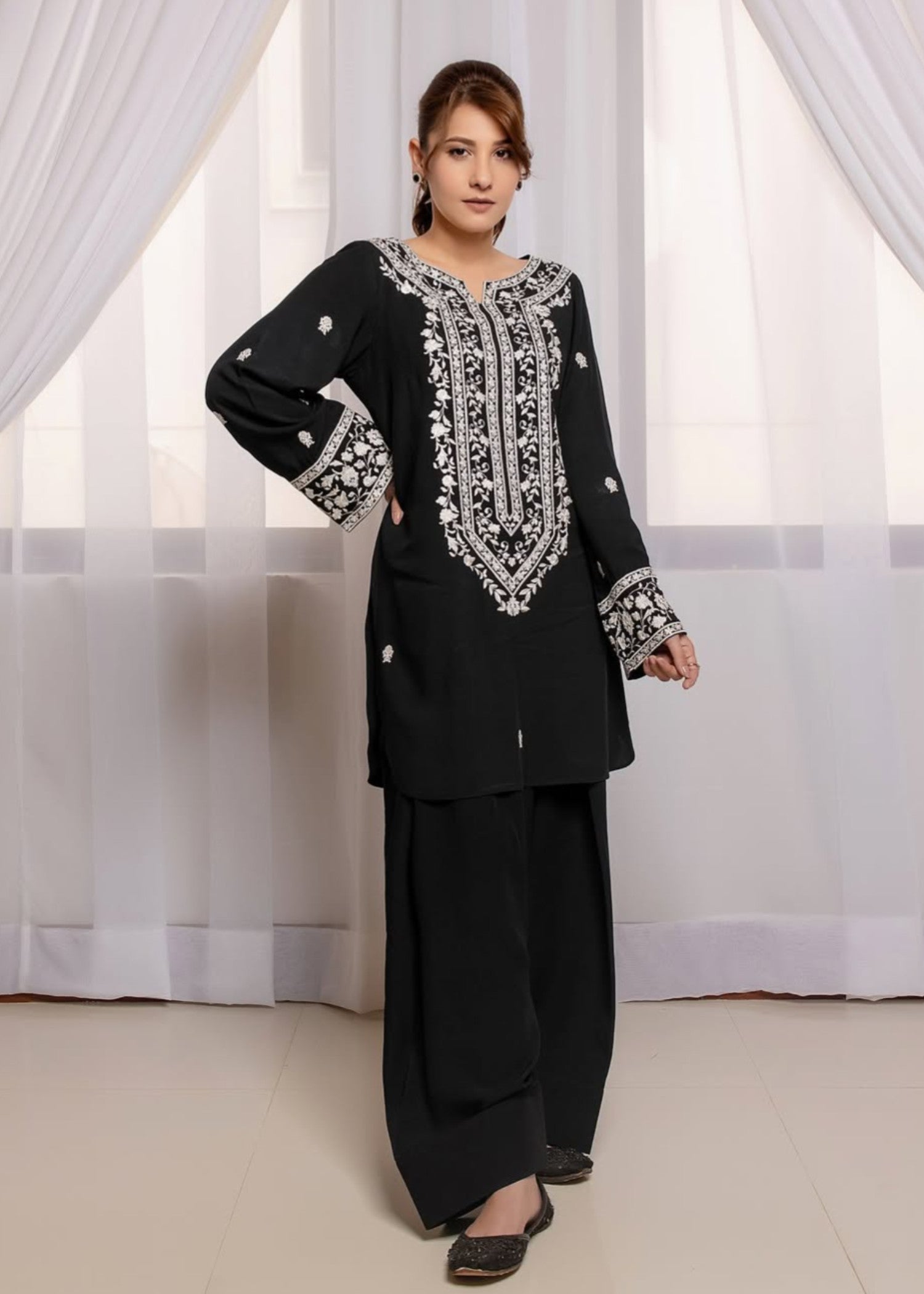 Chaudhary Arts Erina Black Women 2pcs