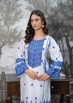 Fabric Garden Imperial White EMB Women 3pcs