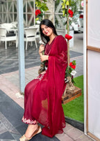 Tawakal Closet MEHAK MAROOON Women 3pcs