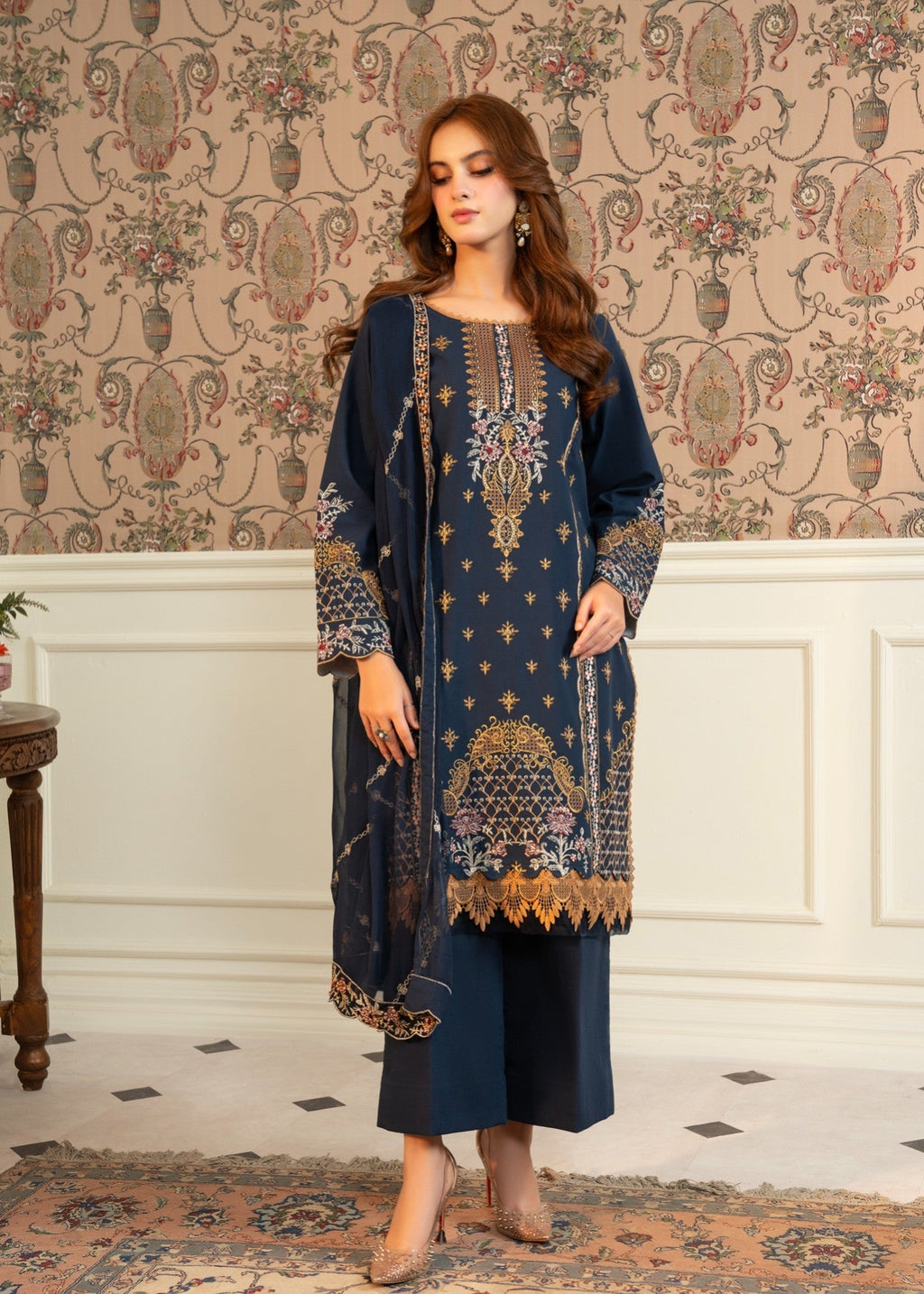 Maisa By Seven Star Luxury Embroidered | CLE 0202 Women 3pcs