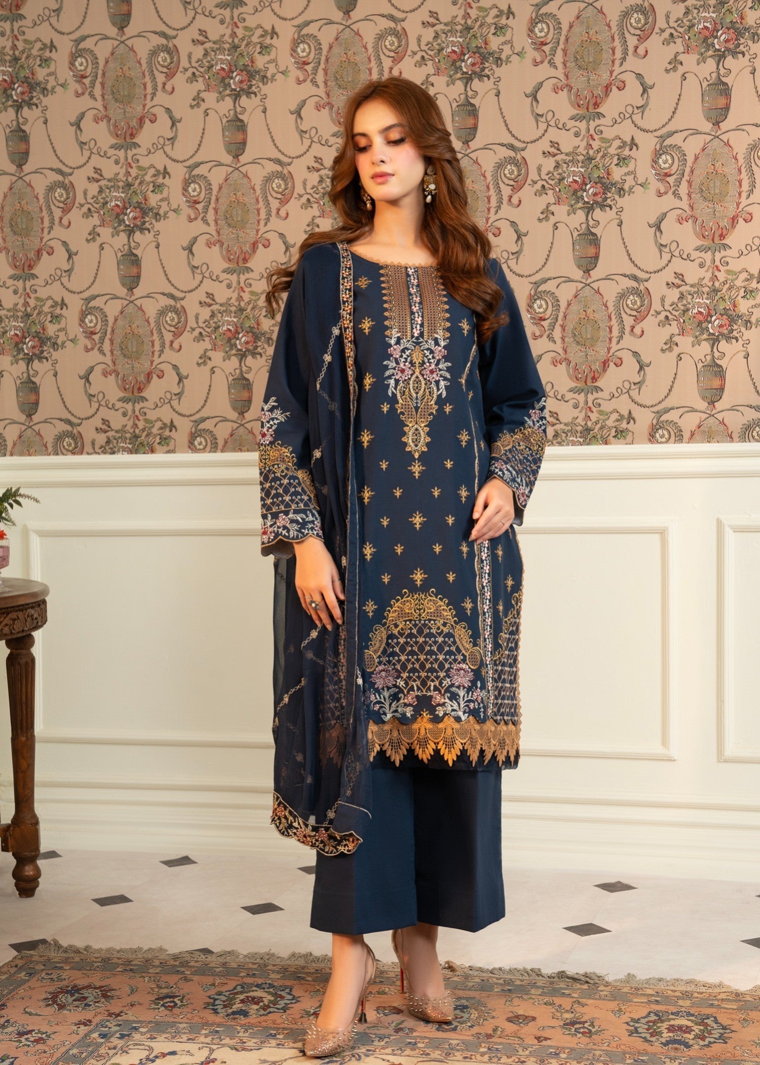 Maisa By Seven Star Luxury Embroidered | CLE 0202 Women 3pcs