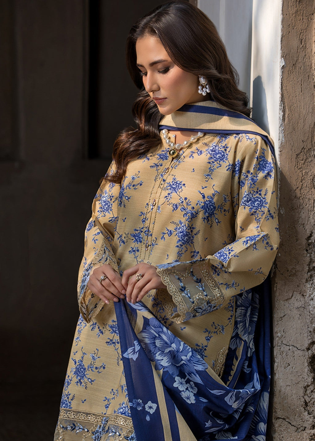 Bin Tayyab BT006513 LMN CRM Women 3pcs