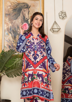 Yolo Pret Printed Arabic Silk Lawn Set ASLS A25 0003 Women 2pcs