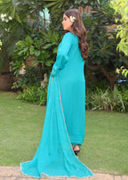 Polawn PD FORMAL 25 443 | SAADGI FORMAL PRET CHIFFON COLLECTION Women 3pcs