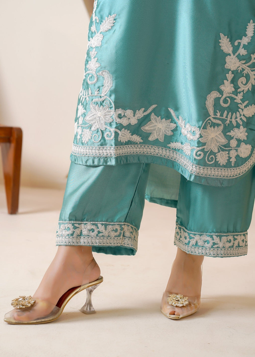 Rangoon Clothing Parisa Silk Sky Women 3pcs