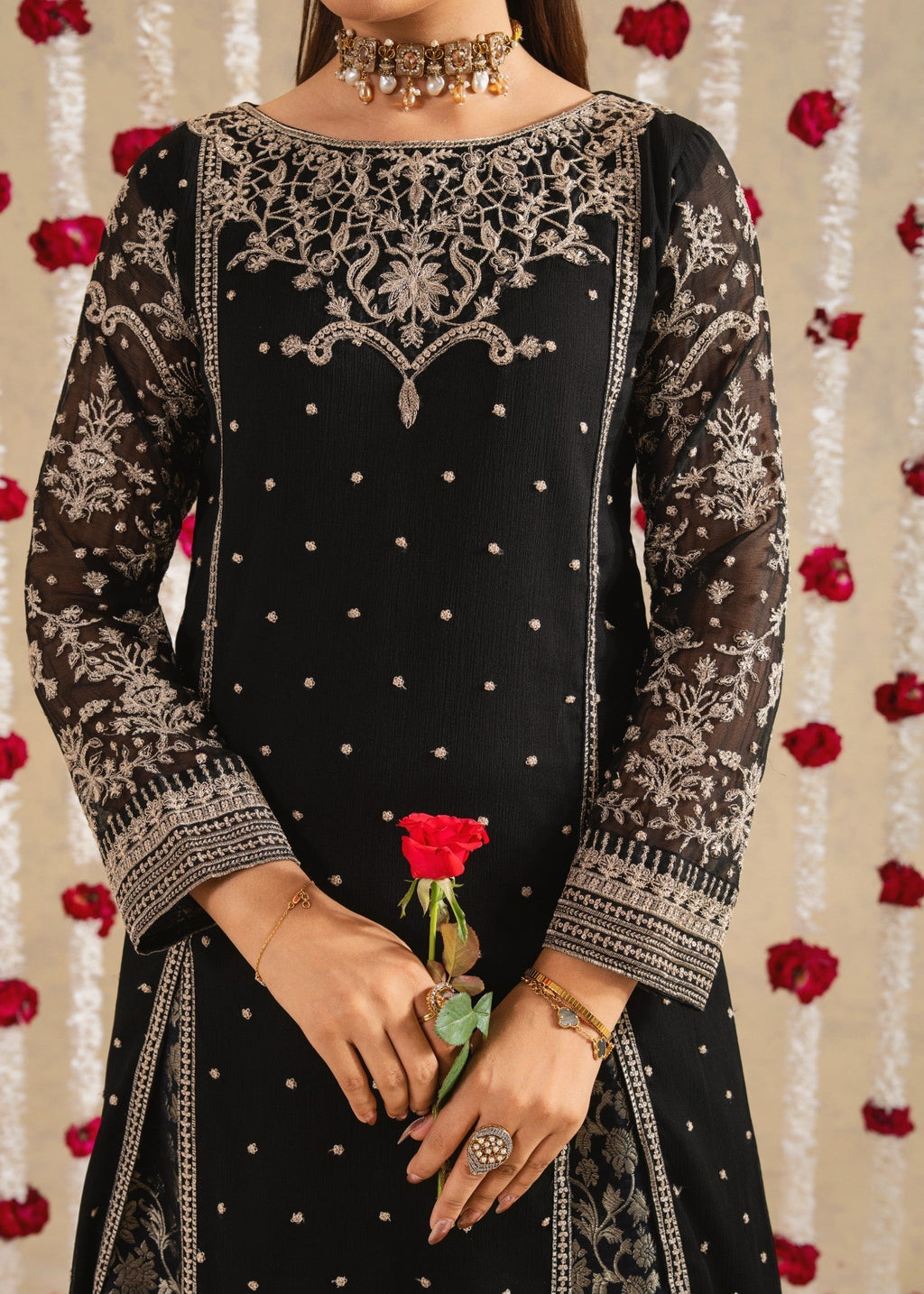 Agha Jaan SAROSH Women 3pcs