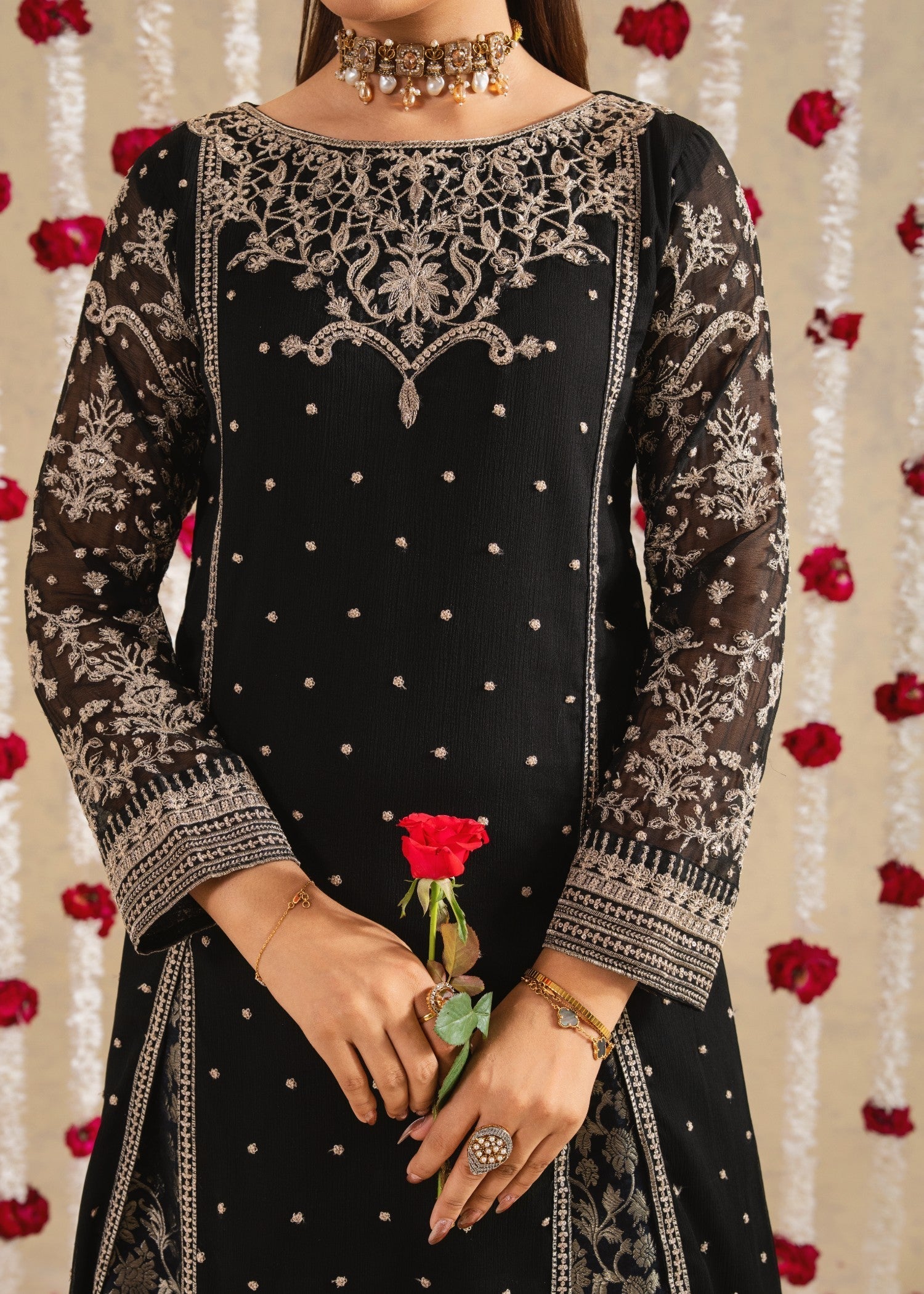 Agha Jaan SAROSH Women 3pcs