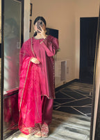 Shehroz Fashion Royal Wine Glow Women 3pcs