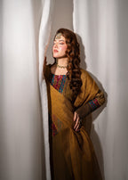 Meem Designs BROWN ZARI Women 3pcs