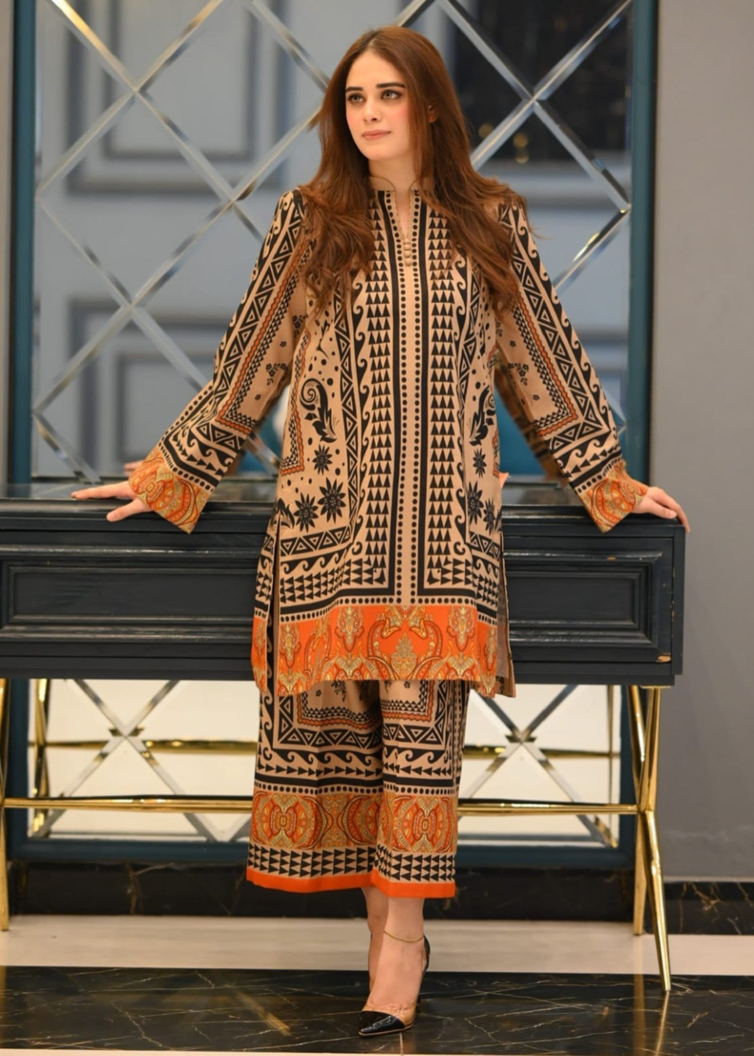 Tehzeeb Libas MIRAAL CORD SET Women 2pcs