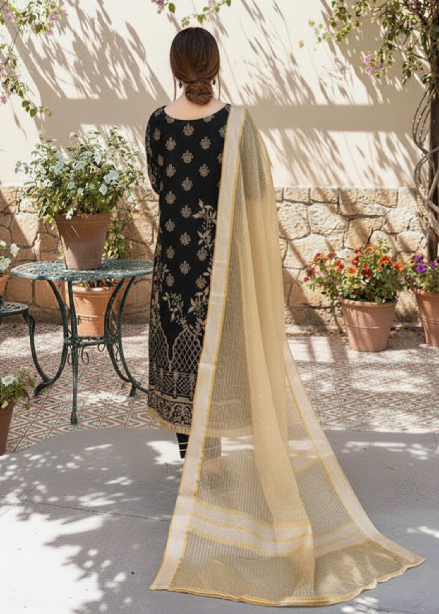 Diara Couture CHAMBELI JK 471 BLACK Women 3pcs