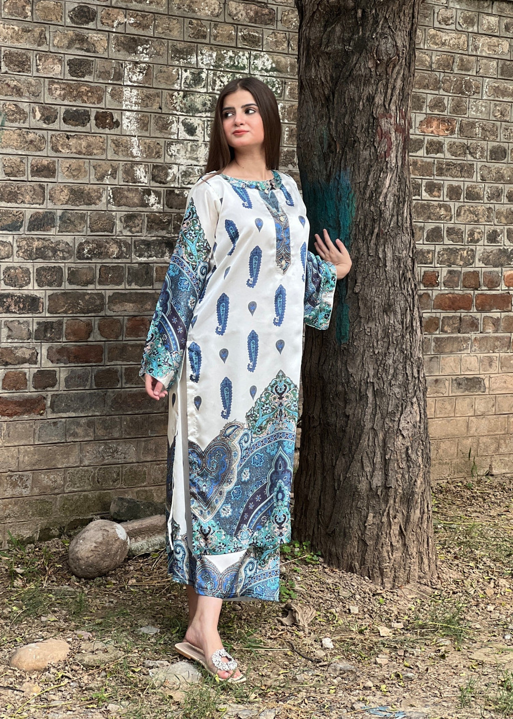 Tehzeeb Libas NUREH CORD SET Women 2pcs