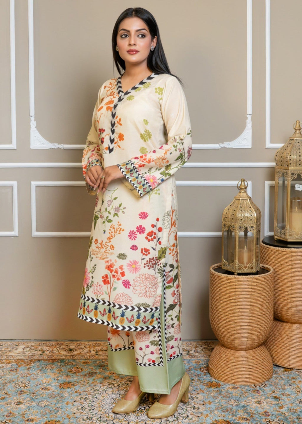 Tehzeeb Libas FLORANCE DIGITAL CORD SET Women 2pcs