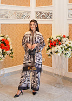 Midway Arts BLACK BEIGN coord Women 2pcs