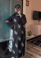 Chaudhary Arts Nora Black Embroidered Women 3pcs