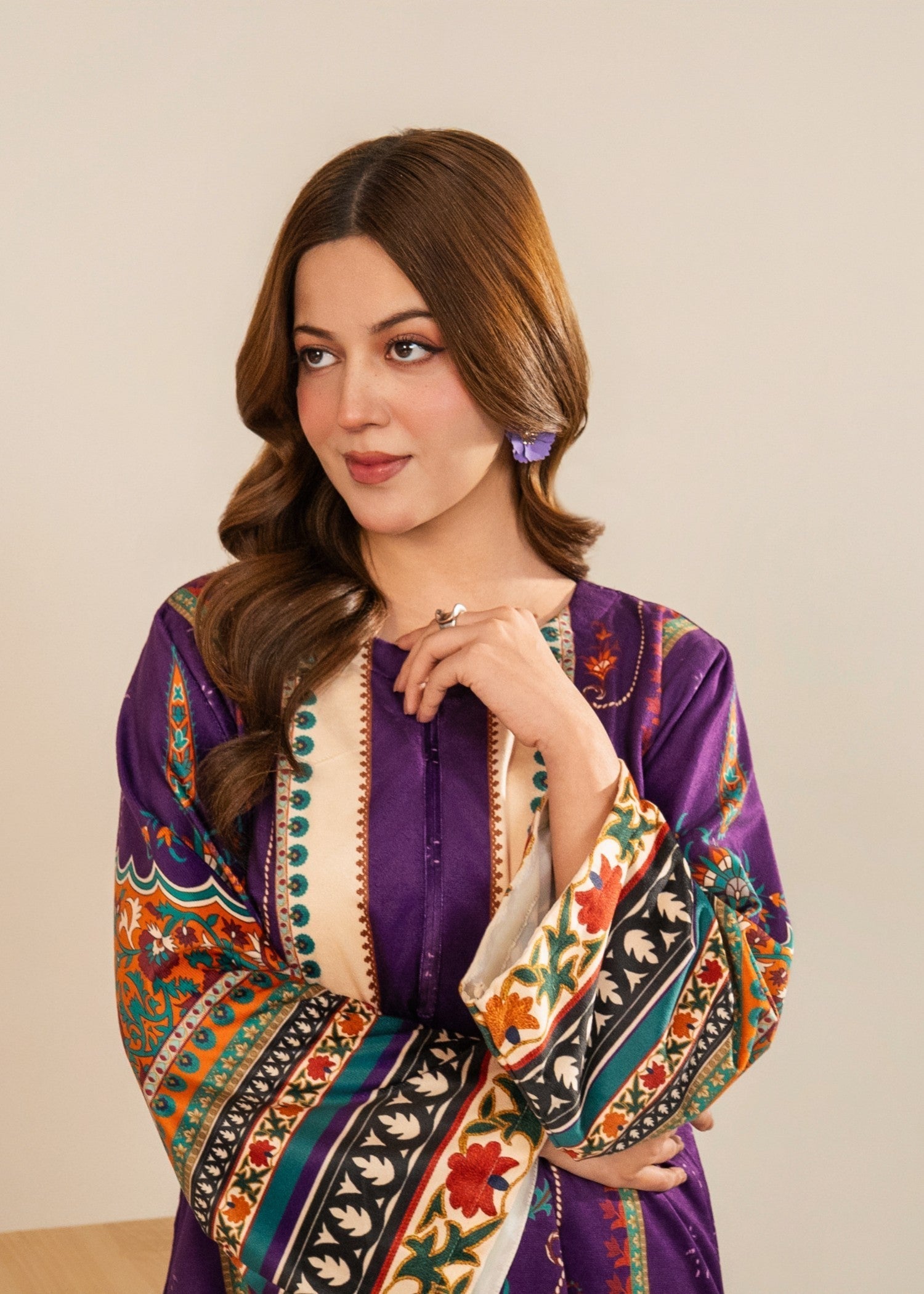 Stylish Collection PURPLE PRETTY Women 2pcs