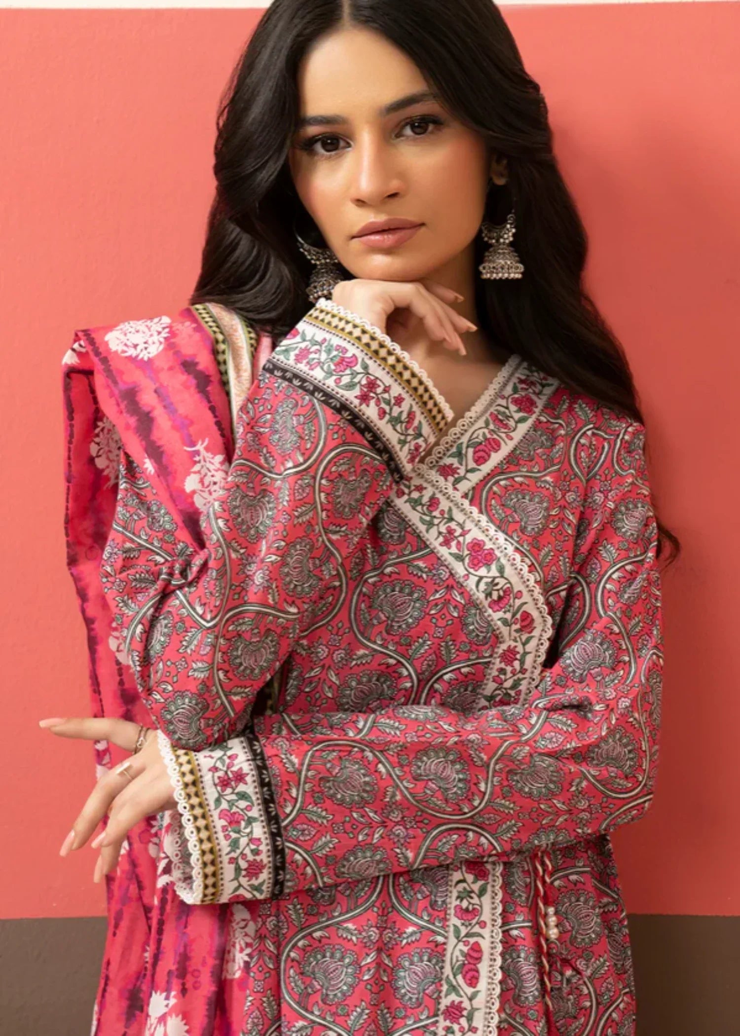 Zellbury Kurta Dupatta Trouser WPS2531987 Women 3pcs
