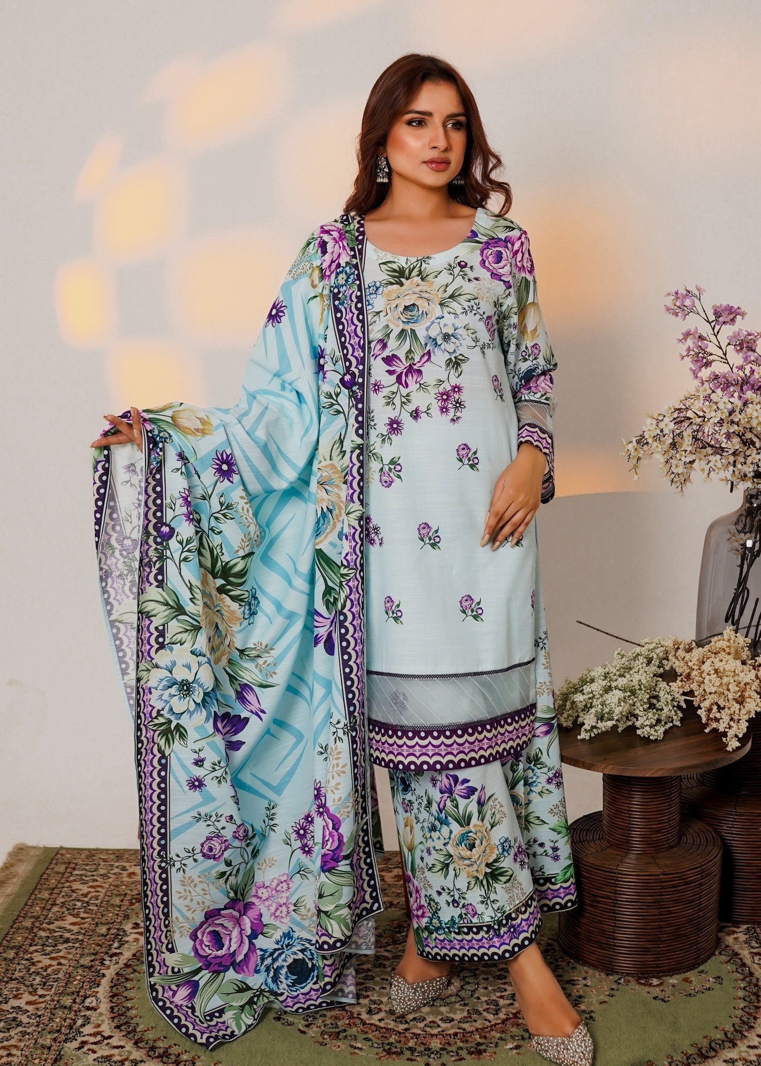 Aroshlay K 01 | RTW Khaddar Dress Women 3pcs