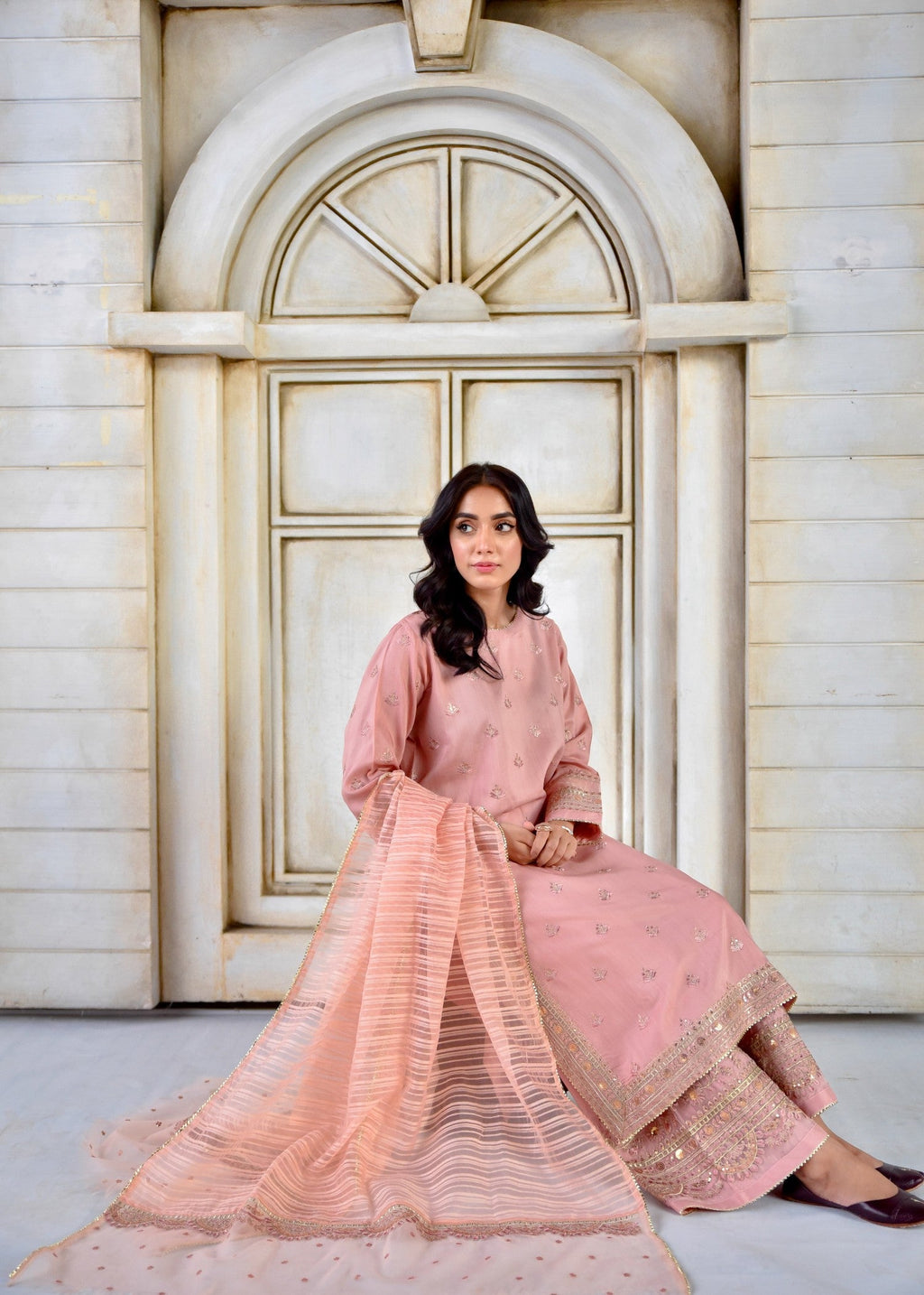 Maharani Official Rosy Vintage Suit Women 3pcs